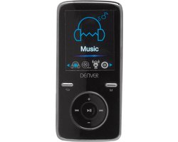 Denver MP3 MP4 speler met Oortjes – MP4 Speler 4GB – Micro SD – Zwart – NIEUW!