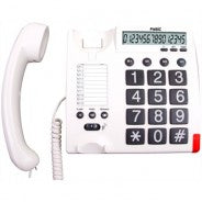 VERPAKKINGSSCHADE – Fysic – fx 3350 – Bedrade Senioren Huistelefoon – Vaste telefoon – Grote Toetsen – NIEUW