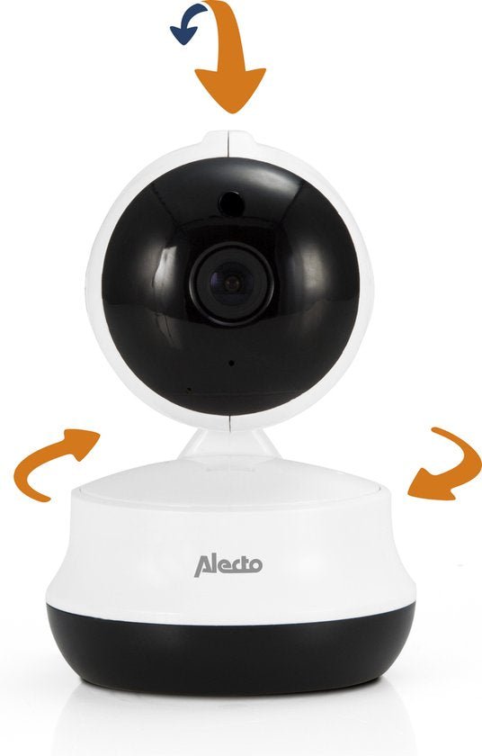VERPAKKINGSSCHADE – Alecto – DVC 164 – IP Camera – WIFI Camera – Binnen – Bestuurbaar op afstand – NIEUW!