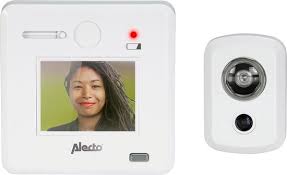 VERPAKKINGSSCHADE - Alecto Deurspion met Camera en Beelscherm NIEUW!