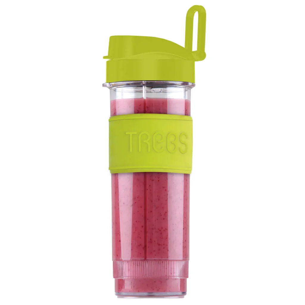 VERPAKKINGSSCHADE – Trebs 99331 – Smoothie to go -Comfortjuicer voor het snel bereiden van smoothies, sappen en sportdranken – groen