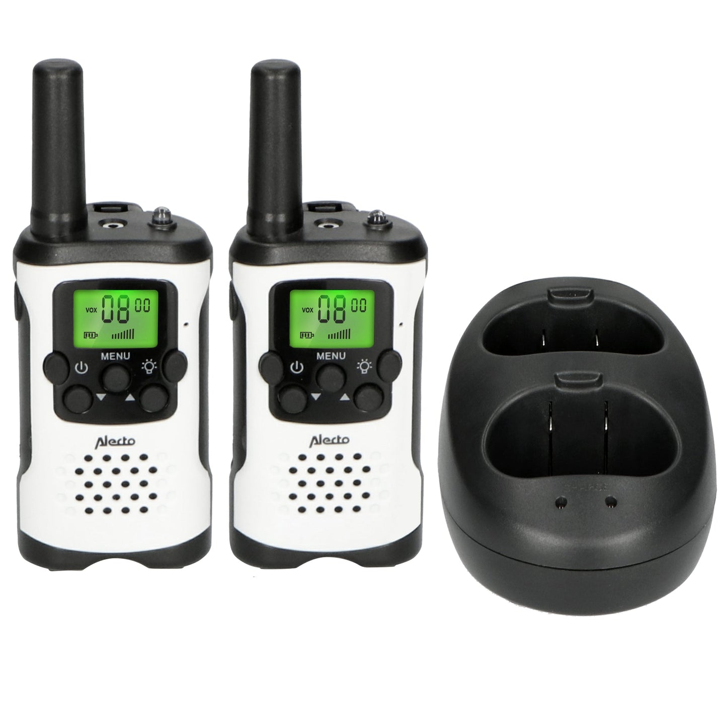 Alecto - Walkie Talkie - 7 km bereik - Portofoon Voor Kinderen & Volwassenen - met Oplaadstation