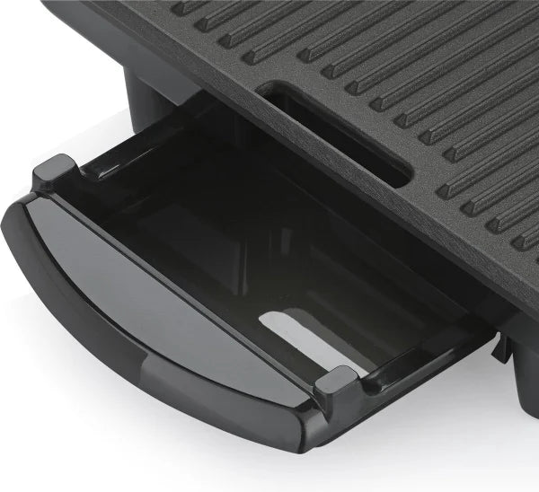 Contact grill – Panini Grill Supergroot XXL (30*26 CM Bakplaat) - Grote Bakplaat Groot - Regelbare thermostaat - tosti apparaat– Zwart/RVS - multifunctioneel- contactgrill