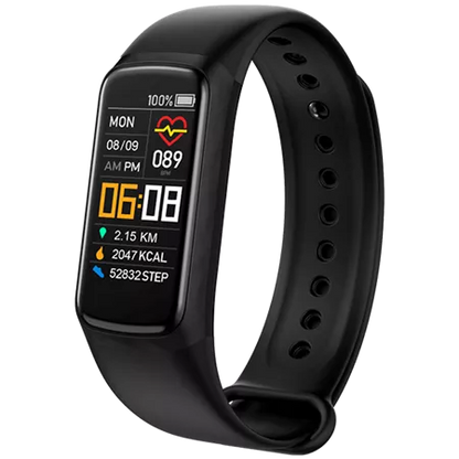 Denver – Activity Tracker – Fitnessband – Smartwatch – Hartslagmeter – Bloeddrukmeter – Temperatuurmeter – IP65 waterproof – Stappenteller – Zwart – NIEUW!