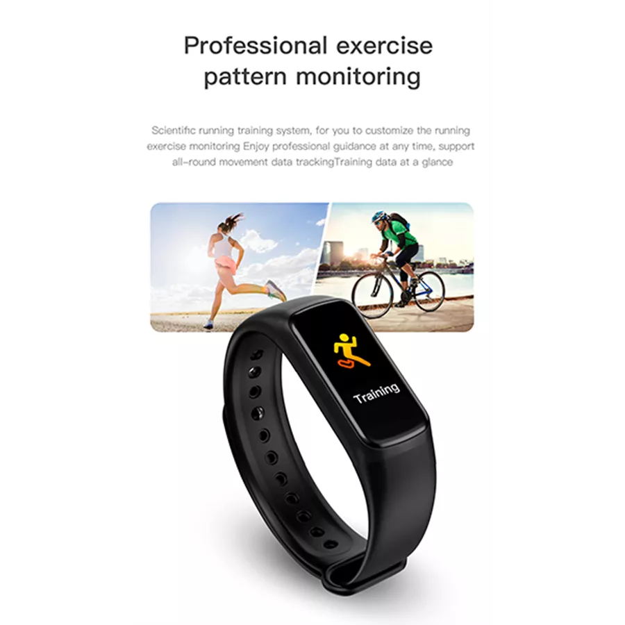 Denver – Activity Tracker – Fitnessband – Smartwatch – Hartslagmeter – Bloeddrukmeter – Temperatuurmeter – IP65 waterproof – Stappenteller – Zwart – NIEUW!