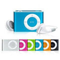 MP3 Speler – Met Clip + Micro SD Ingang – Intern 0GB – Baby Blauw – incl oortjes + USB – NIEUW