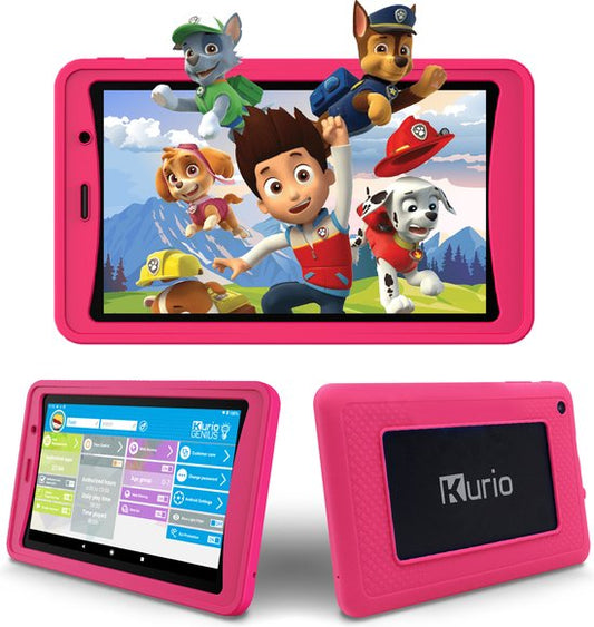 Kurio – Tab Ultra 2 – 7 inch Android 10 Kinder Tablet + Kinder Software – Ouderlijk Toezicht – Roze – NIEUW!