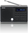 Lenco MPR-034WH – Draagbare Radio met USB, micro SD en AUX – Zwart – NIEUW!