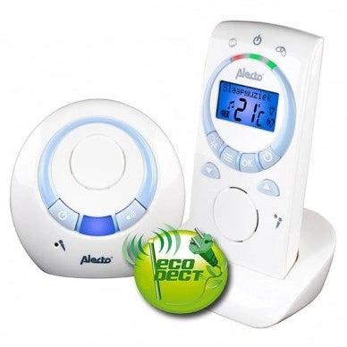 VERPAKKINGSSCHADE – ELEC – (Fabrikant Alecto DBX 76) – Babyfoon met Terugspreekfunctie en Temperatuur – NEW!
