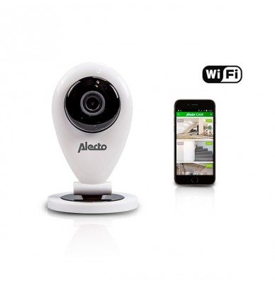VERPAKKINGSSCHADE – Alecto – DVC 105 – IP Camera – Beeld bekijken op Smartphone – Gratis APP – Ook als Babyfoon te gebruiken