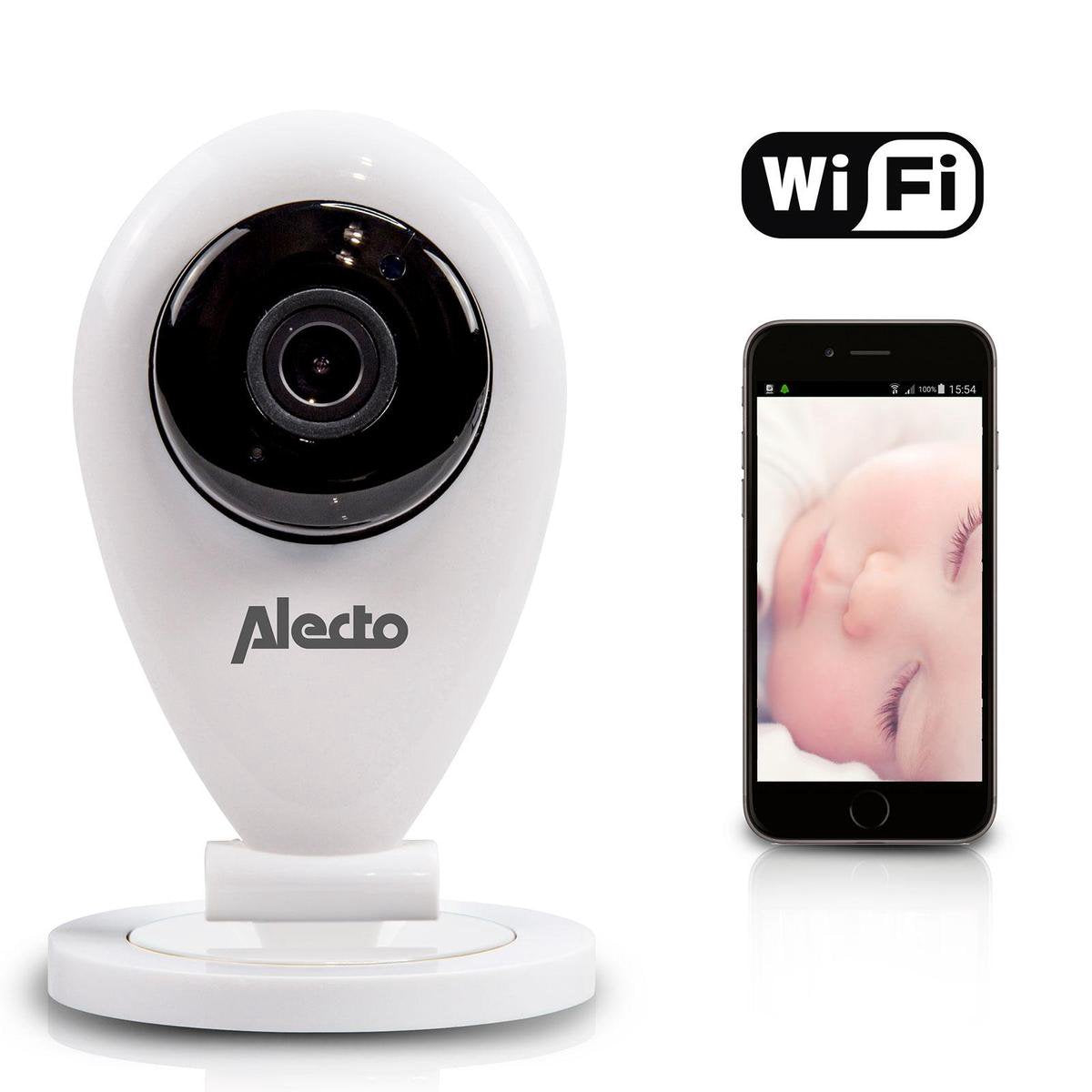 Alecto – IVM 100 – IP Camera – Beeld bekijken op Smartphone – Gratis APP – Ook als Babyfoon te gebruiken – Nieuw