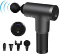 Zwarte Massagegun + 4 Opzetstukken – Massagepistool – Massage Gun met 6 standen – Massage Pistool – Massageapparaten – Draadloos – professioneel – Sport – NIEUW