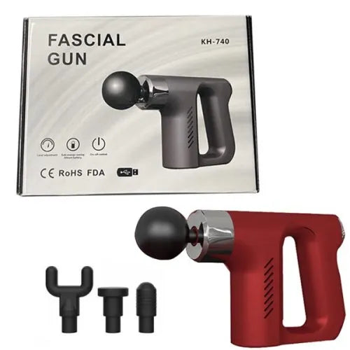 Massage Gun – Massagepistool – Massagegun krachtig – 4 opzet stukken –
