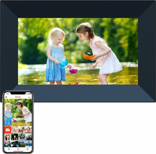 VERPAKKINGSSCHADE – Denver PFF 710 – Digitale Fotolijst – 7 inch – PFF-727B – Frameo App – Fotokader WiFi – IPS Touchscreen – 16GB – Zwart – NEW!