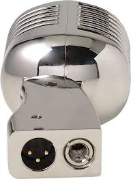 Alecto Professionele Microfoon Chrome Retro Zilver – NIEUW!