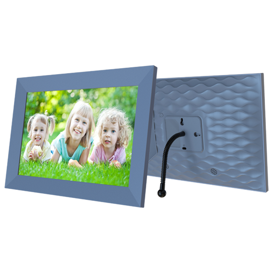 VERPAKKINGSSCHADE – Denver Digitale Fotolijst 10.1 inch – HD – Frameo App – Fotokader – WiFi – 16GB – IPS Touchscreen – PFF-1026GR – NIEUW!