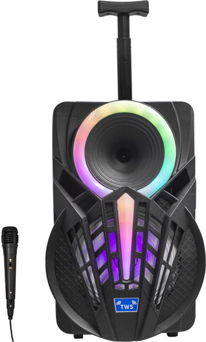 Denver Karaoke Bluetooth Speaker Trolley Ingebouwde Accu + Microfoon
