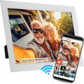 VERPAKKINGSSCHADE – Denver Digitale Fotolijst 10.1 inch – Glas Display – HD – Frameo App – Fotokader – WiFi – 16GB – IPS Touchscreen – PFF1037W – NEW!
