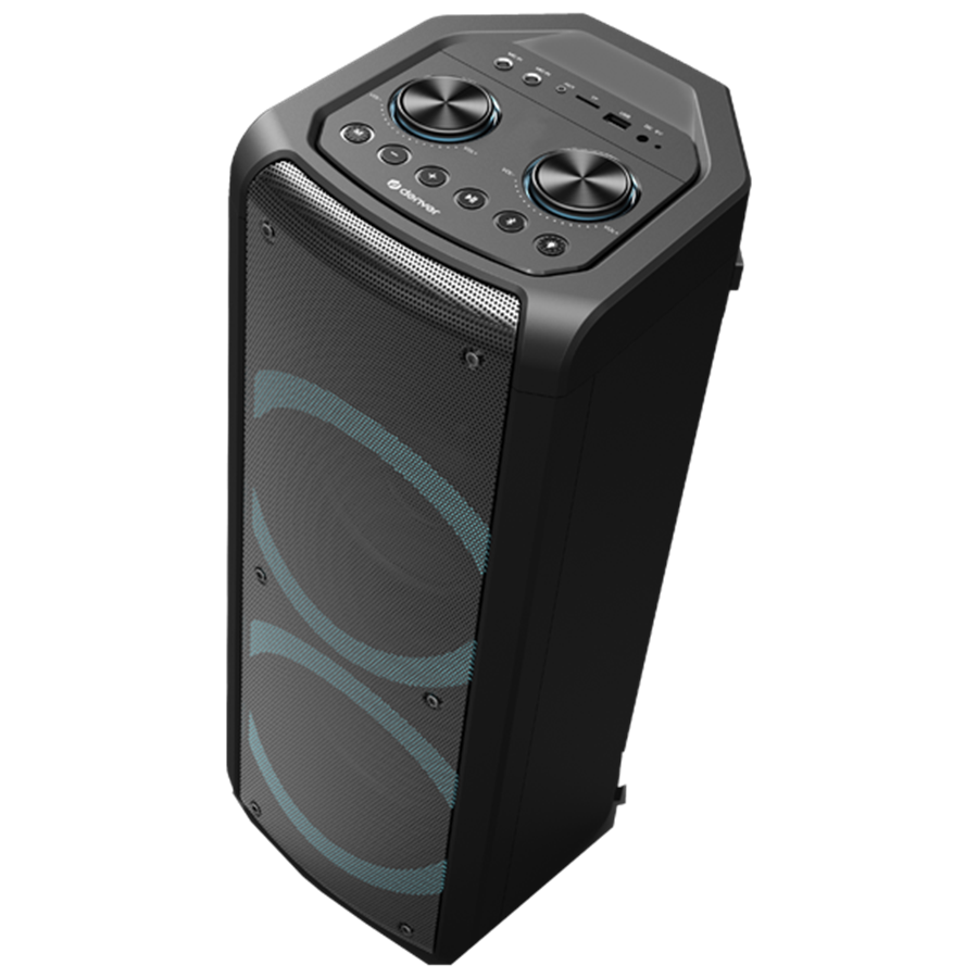 VERPAKKINGSSCHADE – Denver – Karaoke Bluetooth Speaker – USB – Incl Microfoon – Party Speaker – NIEUW