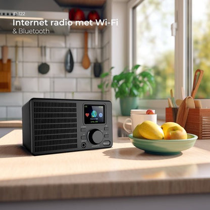 Denver 2 in 1 - DAB Internetradio - DAB - FM - Internetradio - Noodradio - Bluetooth - Alarmfunctie
