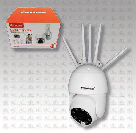 IP WIFI Camera – Voor Buiten – Dome – Beweegbaar op afstand – Wit – NIEUWI
