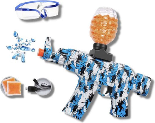 Gel Blaster – Gelblaster  + 1000 kogels – Automatische Spetterballen – Blauw – NIEUW!