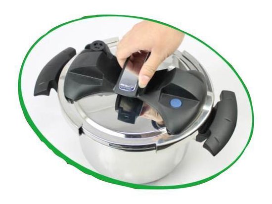 Royalty Line® PS8L Snelkookpan Inductie – 8 Liter / Ø 24cm – Snelkookpannen Voor Alle Warmtebronnen – Pressure Cooker – Instant koken – Eenhandig Mechanisme – RVS