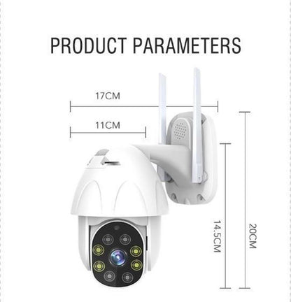 Denver – IP- Dome Bewakingscamera – Beveiligingscamera – Voor buiten beveiligingscamera – Werkt met TUYA – FULL HD – Gratis APP – NIEUW!