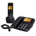 VERPAKKINGSSCHADE – Fysic FX 5555 Senioren Huistelefoon Twinset Draadloos+bedrade toestellen NEW!