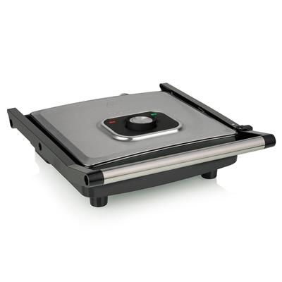 Contact grill XXL – Panini Grill Grote Bakplaat Groot – Regelbare thermostaat – Tosti apparaat– Zilver / RVS – multifunctioneel – contactgrill – NIEUW!
