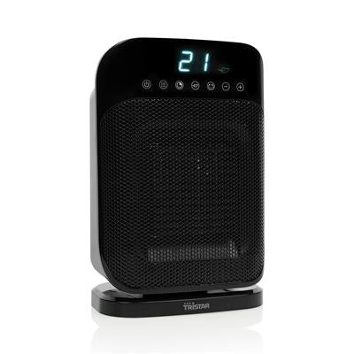 Elektrische kachel – Geschikt voor 20m² Keramische ventilatorkachel – LED display – Draaifunctie en Timer – Verwarming Zwart – NIEUW!