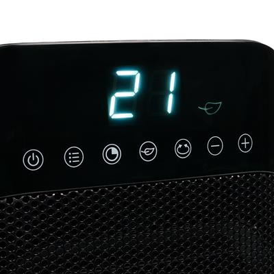 Elektrische kachel – Geschikt voor 20m² Keramische ventilatorkachel – LED display – Draaifunctie en Timer – Verwarming Zwart – NIEUW!