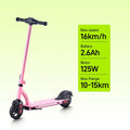 Aangeraden 6-12 jaar – 6 inch Elektrische Step – 16 km-h – 10 km Actieradius – Roze – Nieuw!