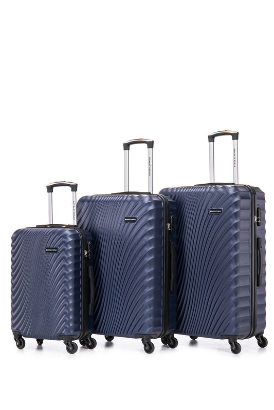 Kofferset – Route Du Soleil 2025 – 3 Delig – Large – Medium – Small – Marine Blauw – NIEUW!