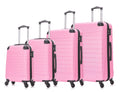 4 Delig Kofferset – Sydney – L M & S & XS( 90/ 65 /39/28 Liter) – Roze – NIEUW!