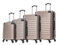 4 Delig Kofferset – Sydney – L M & S & XS( 90/ 65 /39/28 Liter) – Champagne – NIEUW!