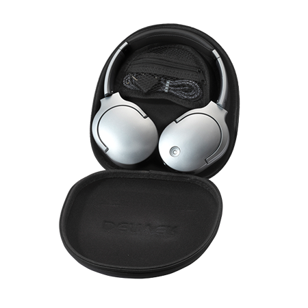 VERPAKKINGSSCHADE - Denver BTN-207 - Draadloze Over-ear koptelefoon - Beige Met Noice Canceling