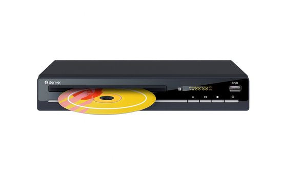Denver - DVD Speler met HDMI aansluiting - HDMI Kabel meegeleverd - FULL HD - CD Speler - Coax / Scart / USB - Zwart Merk:Denver • Schrijf een review  •