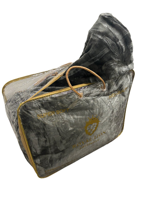 Royal Lion Amsterdam – Licht Zwart – 2 Persoons (4,5kg) – Berenzachte Deken 220*240 cm – High Quality – Extra Comfortable