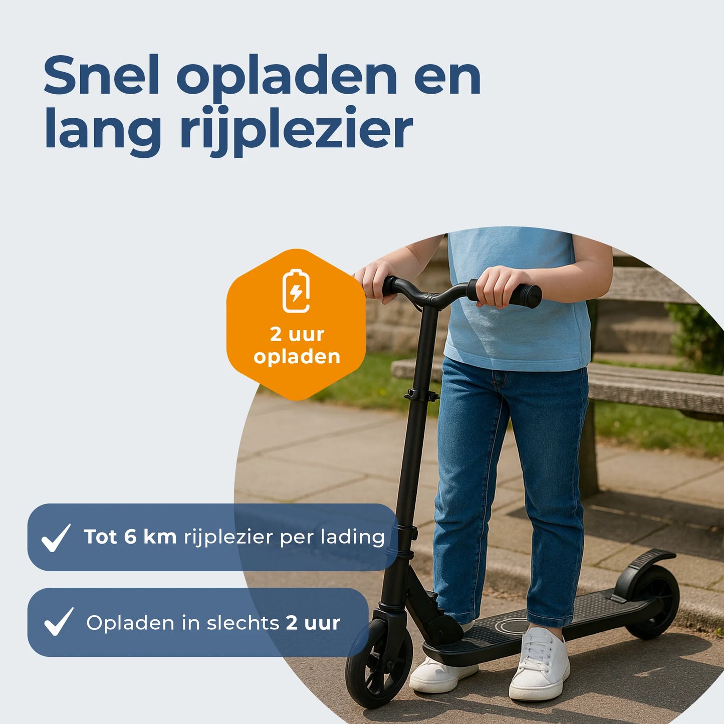 VERPAKKINGSSCHADE - Denver elektrische step voor kinderen - 10km/u - Kinderstep - LED Verlichting - 6km Bereik - SCK5500