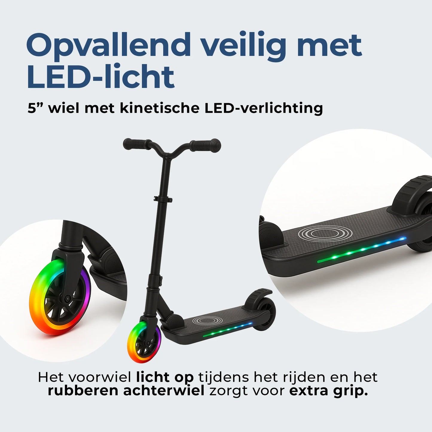 VERPAKKINGSSCHADE - Denver elektrische step voor kinderen - 10km/u - Kinderstep - LED Verlichting - 6km Bereik - SCK5500