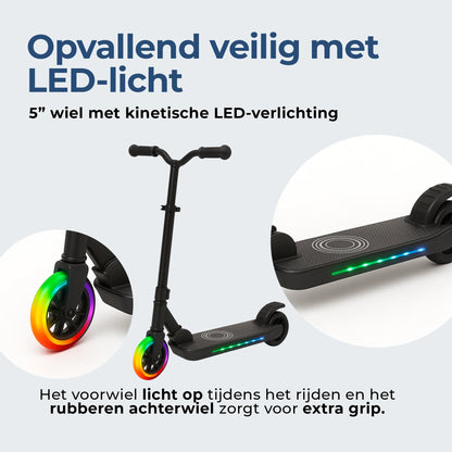 VERPAKKINGSSCHADE - Denver elektrische step voor kinderen - 10km/u - Kinderstep - LED Verlichting - 6km Bereik - SCK5500