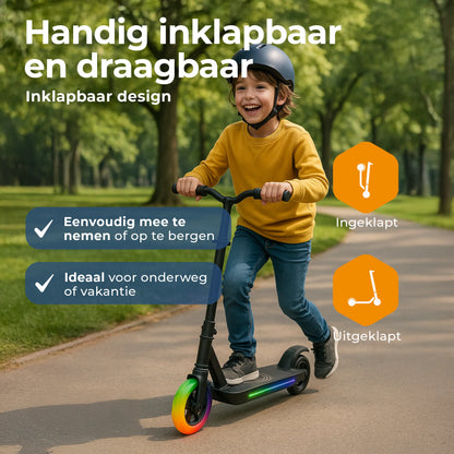 VERPAKKINGSSCHADE - Denver elektrische step voor kinderen - 10km/u - Kinderstep - LED Verlichting - 6km Bereik - SCK5500