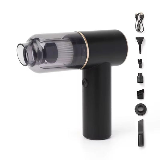Stofzuiger - Kruimeldief - Auto stofzuiger - USB Oplaadbaar - Air Duster - 6 opzetstukken - Zuigen en blazen - Handstofzuiger - Stofreiniger