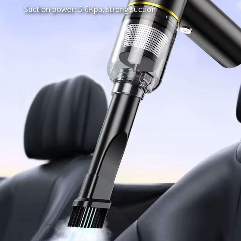Stofzuiger - Kruimeldief - Auto stofzuiger - USB Oplaadbaar - Air Duster - 6 opzetstukken - Zuigen en blazen - Handstofzuiger - Stofreiniger