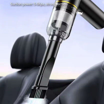 Stofzuiger - Kruimeldief - Auto stofzuiger - USB Oplaadbaar - Air Duster - 6 opzetstukken - Zuigen en blazen - Handstofzuiger - Stofreiniger