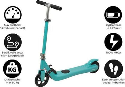 A SHOWMODELLEN – Denver Elektrische Kinder Step – 3 tot 9 jaar – Max 50 KG – 6KM/U – Blauw!
