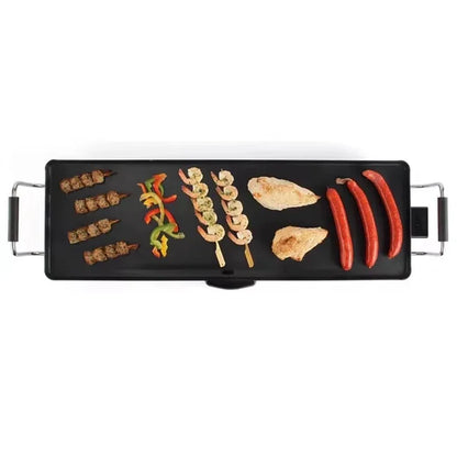 XXXXXL Grote Elektrische Grill - Bakplaat 90*23 CM - Antikleeflaag - 5 Standen - 2000 watt