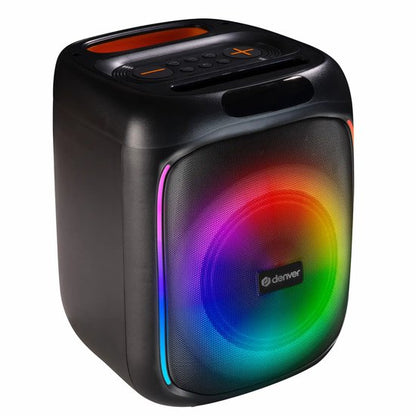 VERPAKKINGSSCHADE - Denver Bluetooth Speaker Party Box - Discolichten - Partybox - Incl. Afstandsbediening - Microfoon Aansluiting - BPS165