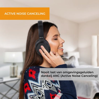 VERPAKKINGSSCHADE - Denver Bluetooth Koptelefoon - Active Noise Canceling - Draadloos - Handsfree Bellen - BTN211 - Model 2026
